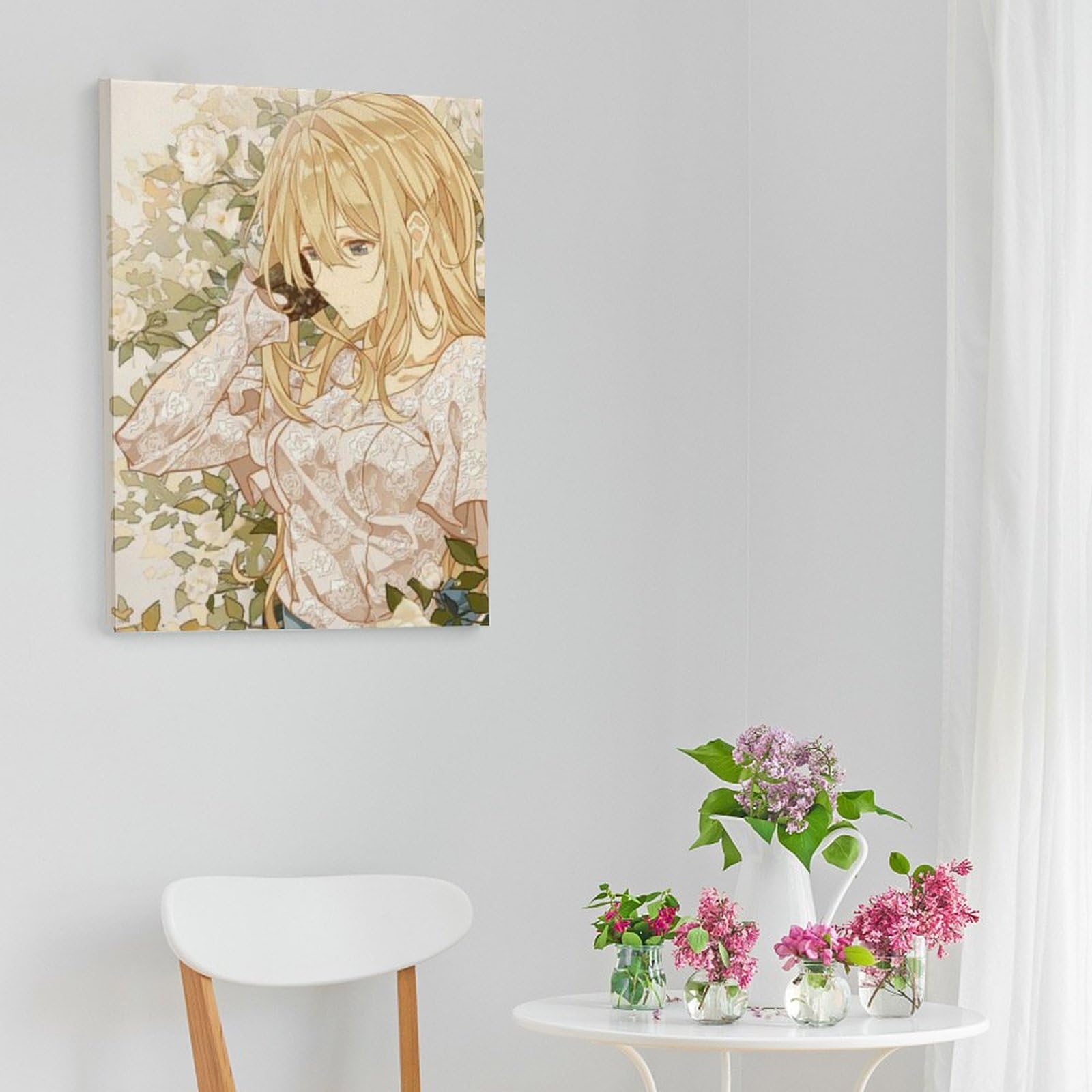 Amazon.co.jp: ヴァイオレットエヴァーガーデン イラスト 掛け絵